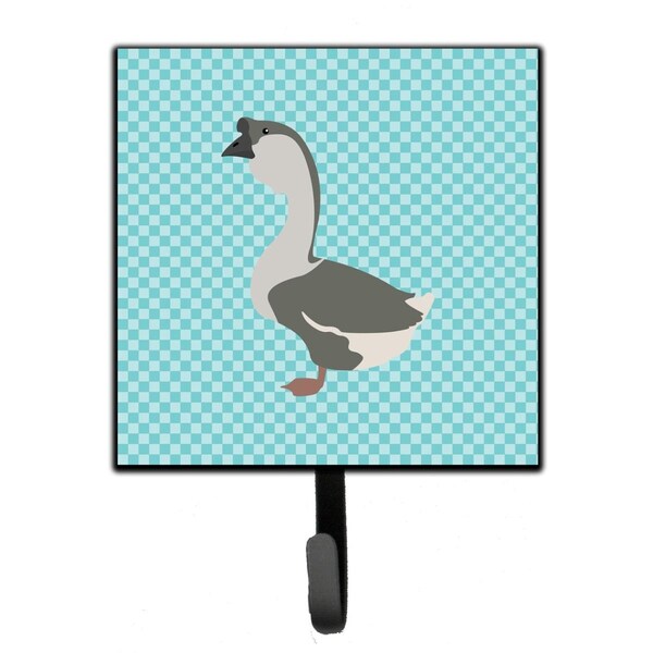 Jensendistributionservices African Goose Blue Check Leash or Key Holder MI1657160 - main